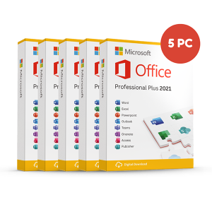 Microsoft Office Professional Plus 2021 License Key - Windows 5 devices