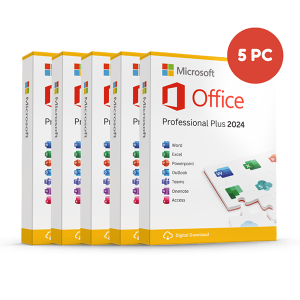 Microsoft Office Professional Plus 2024 License Code - Windows 5 devices