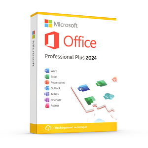 Microsoft Office Professionnel Plus 2024 Code Licence - Windows 1 appareil