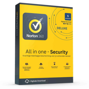 Norton 360 Deluxe - 5 Apparaten 1 Jaar + 50GB Cloudbackup + VPN