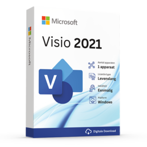 Microsoft Visio Professional 2021 Licentiecode Origineel Nieuw