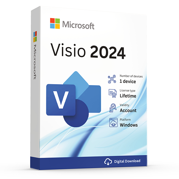 Microsoft Visio Professional 2024 License Key for 1 device!