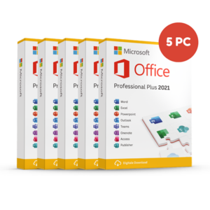 Microsoft Office Professional Plus 2021 Licentiecode  - Windows 5 apparaten