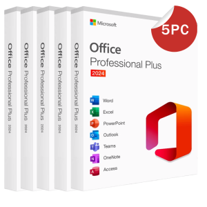 Microsoft Office Professional Plus 2024 Licentiecode  - Windows 5 apparaten