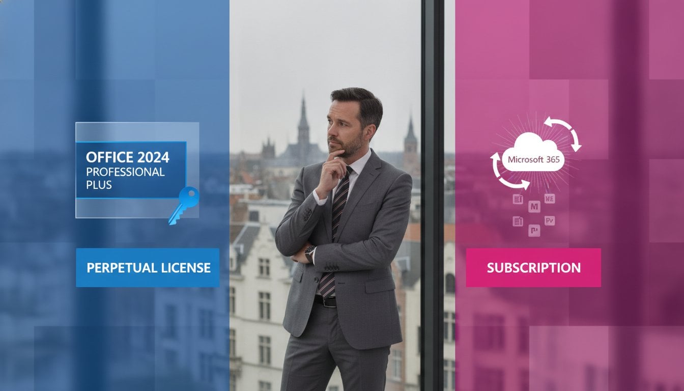 Office 2024 Professional Plus vs Microsoft 365 Business: which license suits your business?